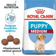 Royal Canin Medium Puppy granule pro střední štěňata 4 Kg