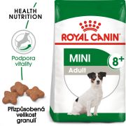 Royal Canin Mini Adult 8+ granule pro stárnoucí malé psy 0.8 Kg