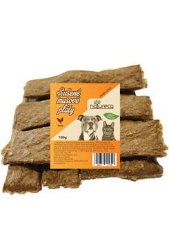 NATURECA pochoutka Masové pláty Kuře, 100% maso 100g