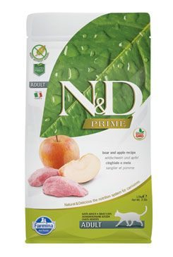 N&D PRIME CAT Adult Boar & Apple 1,5 kg