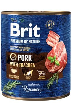Brit Premium Dog by Nature konz Pork & Trachea 800g