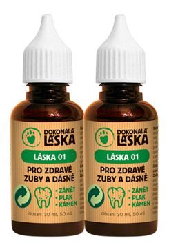 LÁSKA 01 Pro zdravé zuby a dásně psů 100 ml