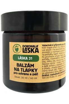 LÁSKA 31 Balzám na tlapky pro ochranu a péči 60 ml