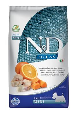 N&D OCEAN DOG Adult Mini Codfish & Pumpkin & Orange 2,5kg