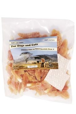 Pochoutka Kuřecí filety na tyčce z buvolí kůže 6cm500g