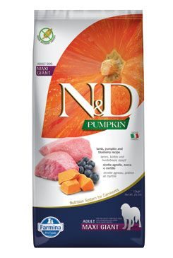 N&D Pumpkin DOG Adult Giant Lamb & Blueberry 12 kg