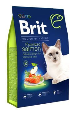 Brit Premium by Nature Cat Steril. Salmon 300 g