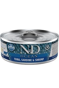 N&D CAT OCEAN Adult Tuna & Sardine & Shrimps 70 g