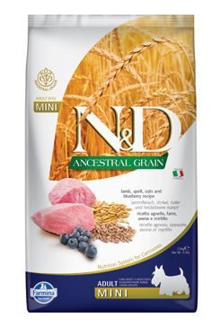 N&D LG DOG Adult Mini Lamb & Blueberry 2,5 kg