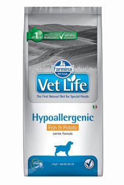 Vet Life Natural DOG Hypo Fish & Potato 12 kg