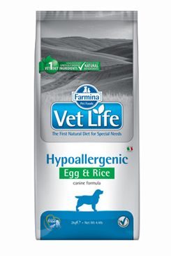 Vet Life Natural DOG Hypo Egg & Rice 2 kg