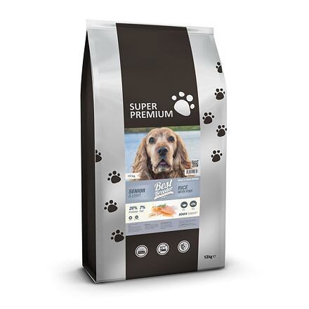 Best Breeder Senior / Light Fish & Rice 12 kg