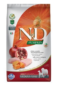 N&D Pumpkin DOG Adult M/L Chicken & Pomegranate 12 kg