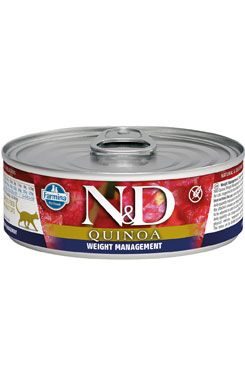 N&D CAT QUINOA Adult Weight Mnmgmt Lamb & Brocolli 80 g