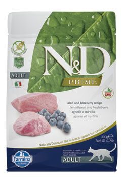 N&D PRIME CAT Adult Lamb & Blueberry 300 g