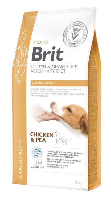 Brit Veterinary Diets Dog GF Cardio Renal 6kg