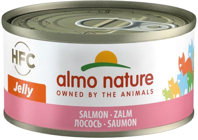 Almo Nature cat konz. Jelly - losos 70g