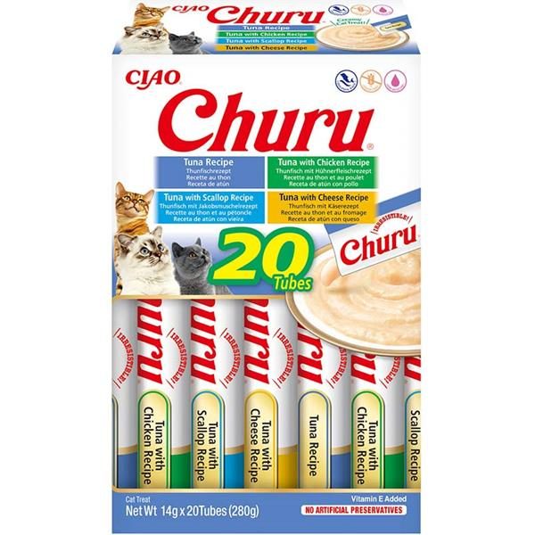 Inaba Churu cat snack tuňák multipack 20x 14g