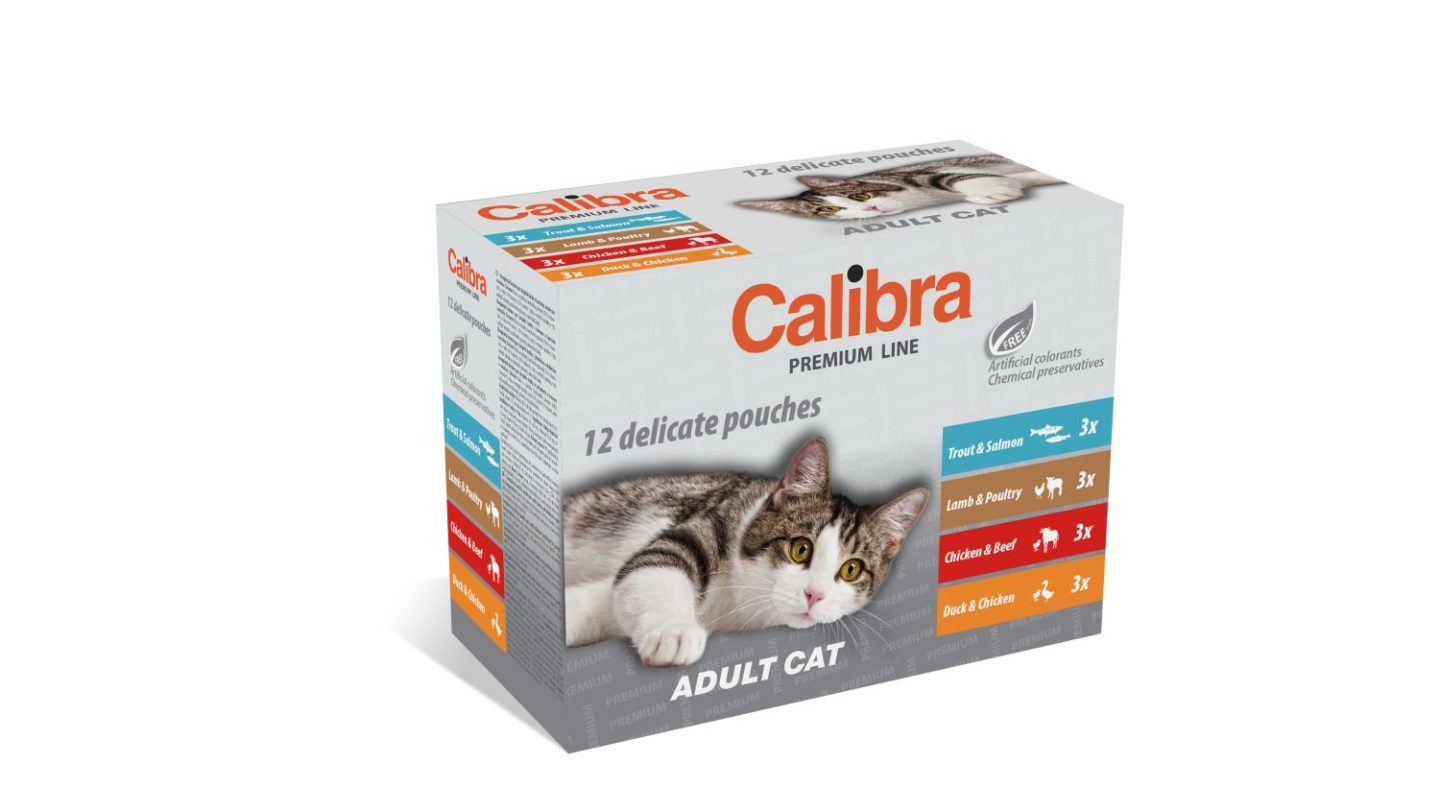 Calibra Cat kapsa Premium Adult multipack 12x100g
