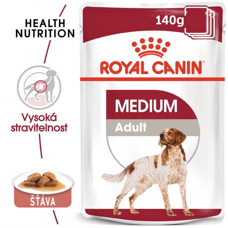Royal Canin Medium Adult kapsička pro dospělé střední psy 140 g