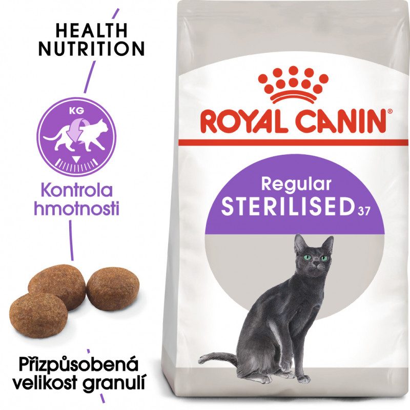 Royal Canin Sterilised granule pro kastrované kočky 2 Kg