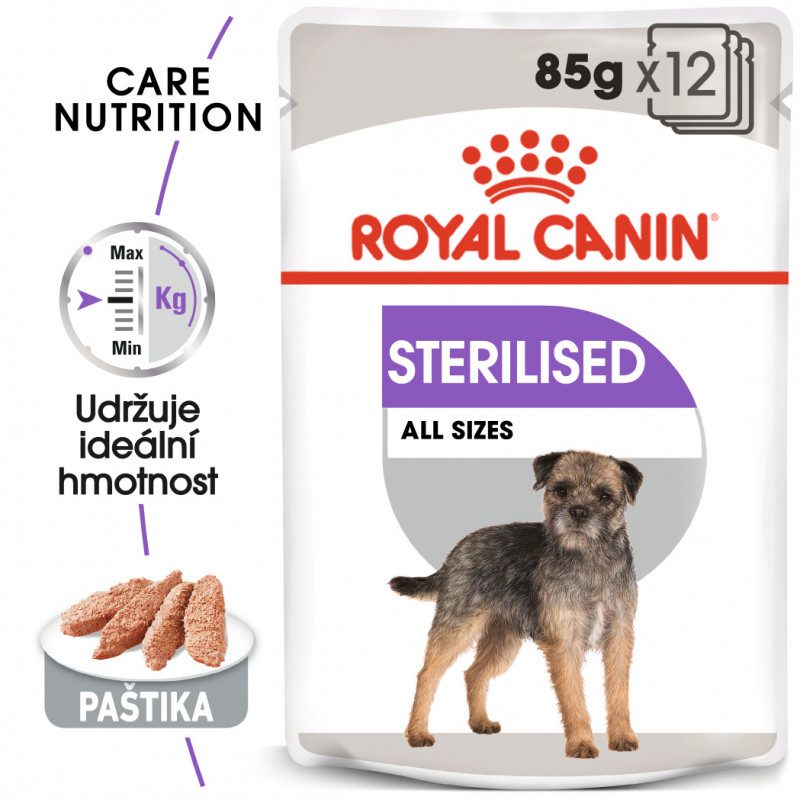 Royal Canin Sterilised Dog Loaf, kapsička pro kastrované psy,  12 x 85 g