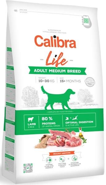 Calibra Dog Life Adult Medium Breed Lamb 2,5kg