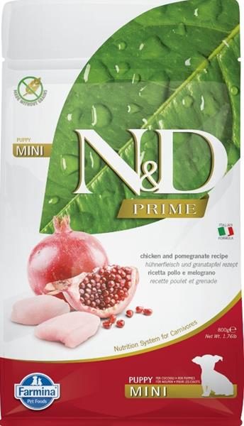 N&D PRIME DOG Puppy Mini Chicken & Pomegranate 800g