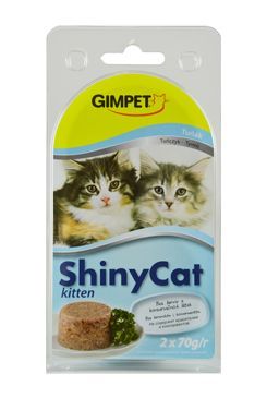 Gimpet kočka konz. ShinyCat Junior tuňák 2x70g
