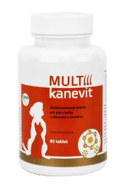 MULTIkanevit tablety pro psy a kočky 80 tbl