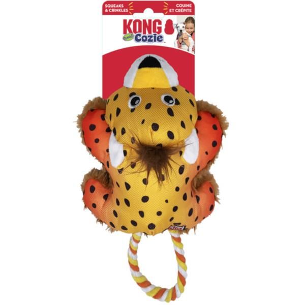 Hračka plyš KONG Cozie Tuggz Cheetah S/M