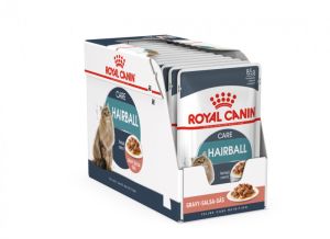 Royal Canin Hairball Care Gravy kapsička pro kočky ve šťávě pro správné vylučování smotků ve šťávě 85 g
