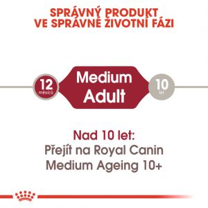 Royal Canin Medium Adult kapsička pro dospělé střední psy 140 g