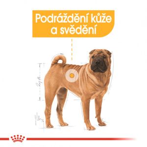 Royal Canin Medium Dermacomfort granule pro střední psy s problémy s kůží 3 Kg