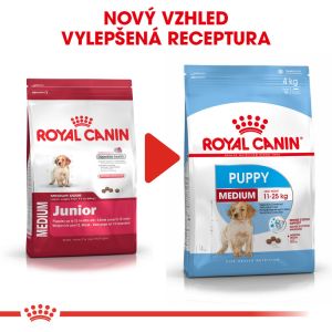 Royal Canin Medium Puppy granule pro střední štěňata 4 Kg