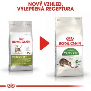 Royal Canin Outdoor granule pro kočky s častým pohybem venku 2 Kg