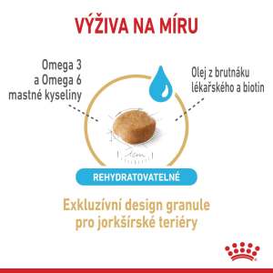 Royal Canin Yorkshire Adult 8+ granule pro dospělého jorkšíra staršího osmi let - 2 kg
