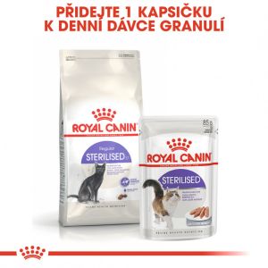 Royal Canin Sterilised granule pro kastrované kočky 2 Kg