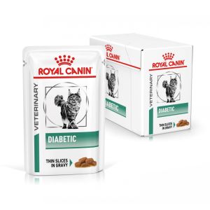Royal Canin Veterinary Health Nutrition Cat Diabetic Pouch 12x 85 g