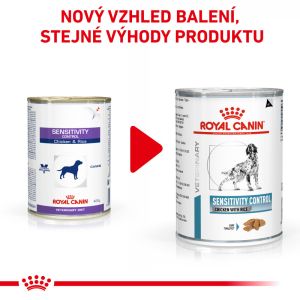 Royal Canin Veterinary Health Nutrition Dog Sensitivity Control Chicken&Rice Can 420 g