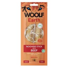 Woolf pochoutka Earth NOOHIDE L Sticks with Beef 85g