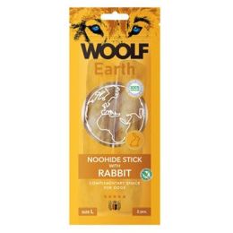 Woolf pochoutka Earth NOOHIDE L Sticks with Rabbit 85g