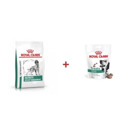 Royal Canin VHN Dog Satiety Weight Management 6 kg + 2 x Royal Canin VHN Dog Satiety Treats 230 g ZDARMA