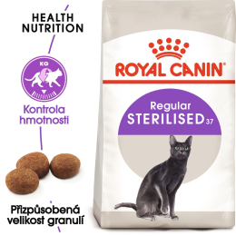 Royal Canin Sterilised granule pro dospělé kastrované kočky - 12 kg