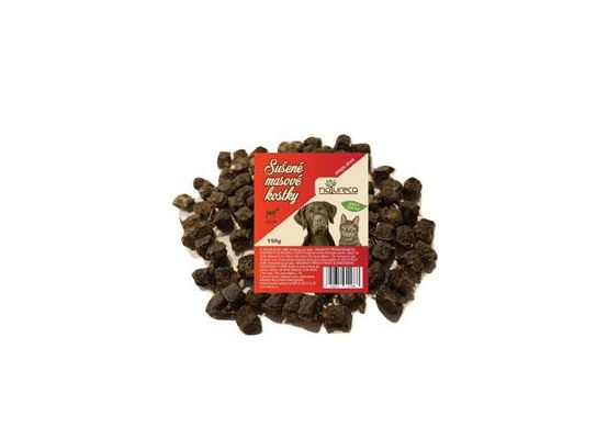 NATURECA pochoutka Masové kostky Jehně, 100% maso 150g