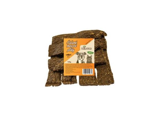 NATURECA pochoutka Masové pláty Ryba, 100% maso 100g