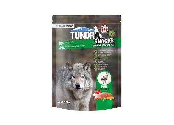 TUNDRA dog snack Turkey Immune Systeme 100g