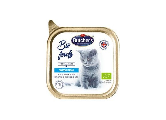 Butcher's Cat Bio s rybou vanička 85g