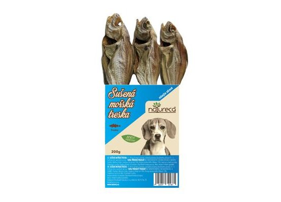 NATURECA pochoutka Mořská treska sušená 200g