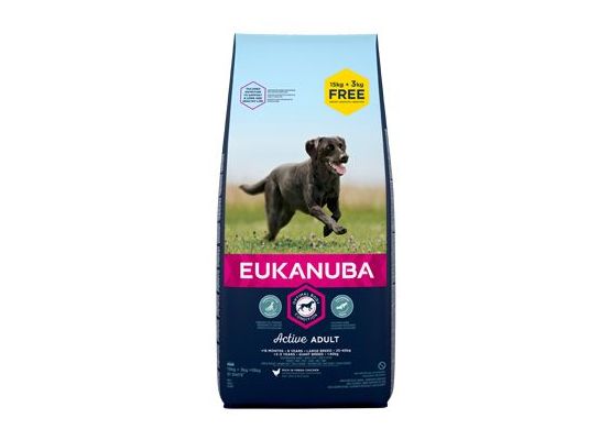 Eukanuba Dog Adult Large 18kg BONUS
